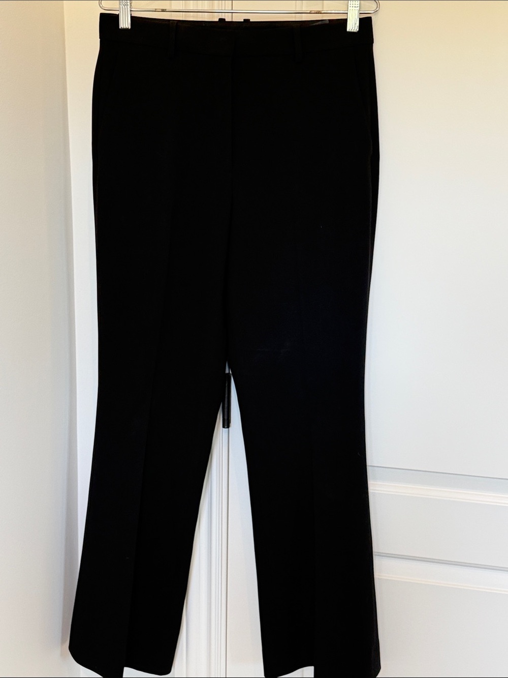 Theory Black Women's Straight-Leg Trousers